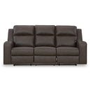 Signature Design by Ashley Lavenhorne Reclining Leather Look Sofa 6330689 IMAGE 3