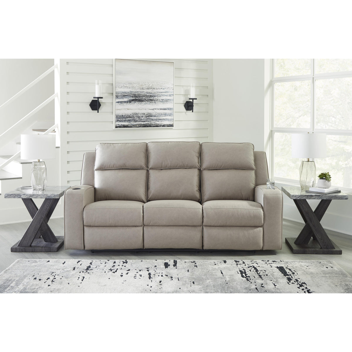 Signature Design by Ashley Lavenhorne 6330789 Reclining Sofa with Drop