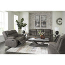 Signature Design by Ashley First Base Reclining Leather Look Loveseat 6880486 IMAGE 11