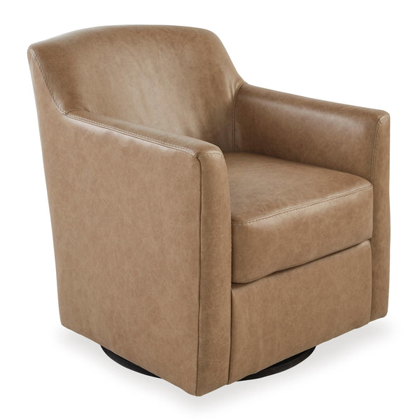 Signature Design by Ashley Bradney Swivel Leather Match Accent Chair A3000323 IMAGE 1