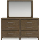 Signature Design by Ashley Cabalynn 6-Drawer Dresser with Mirror B974-31/B974-36 IMAGE 3