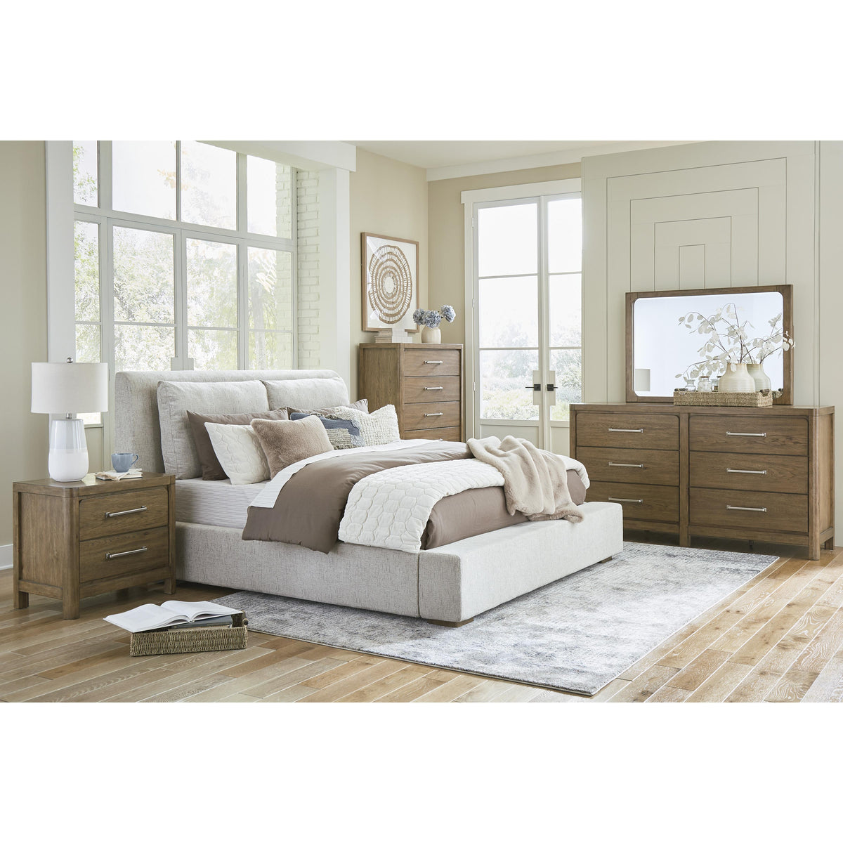 Signature Design by Ashley Cabalynn King Upholstered Platform Bed B974 Signature Design by Ashley Cabalynn King Upholstered Platform Bed B974