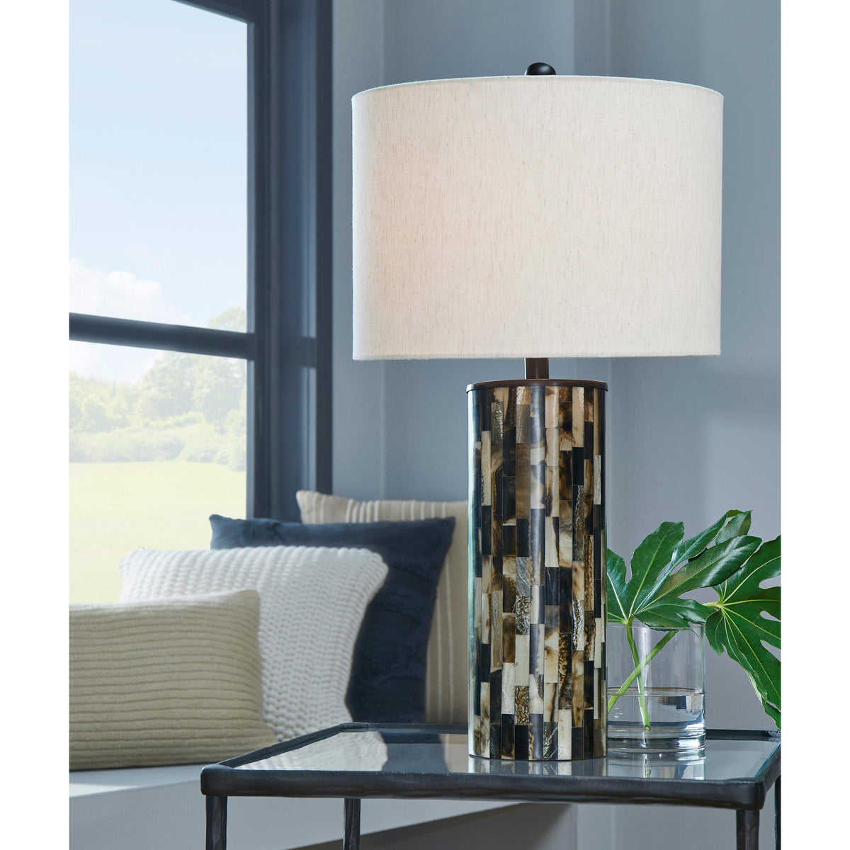 Signature Design by Ashley Ellford L235684 Poly Table Lamp