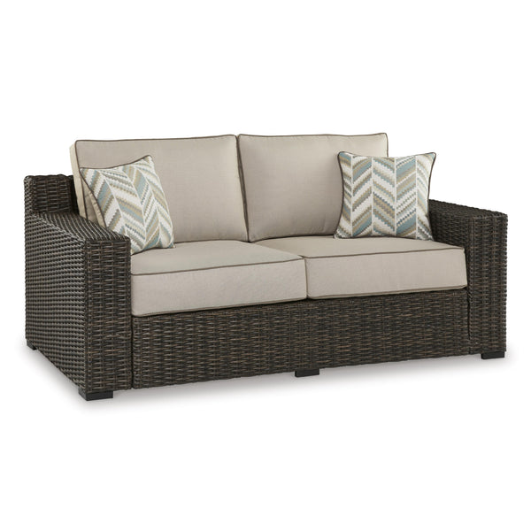 Tamu Signature Design by Ashley Coastline Bay P784-835 Loveseat with Cushio