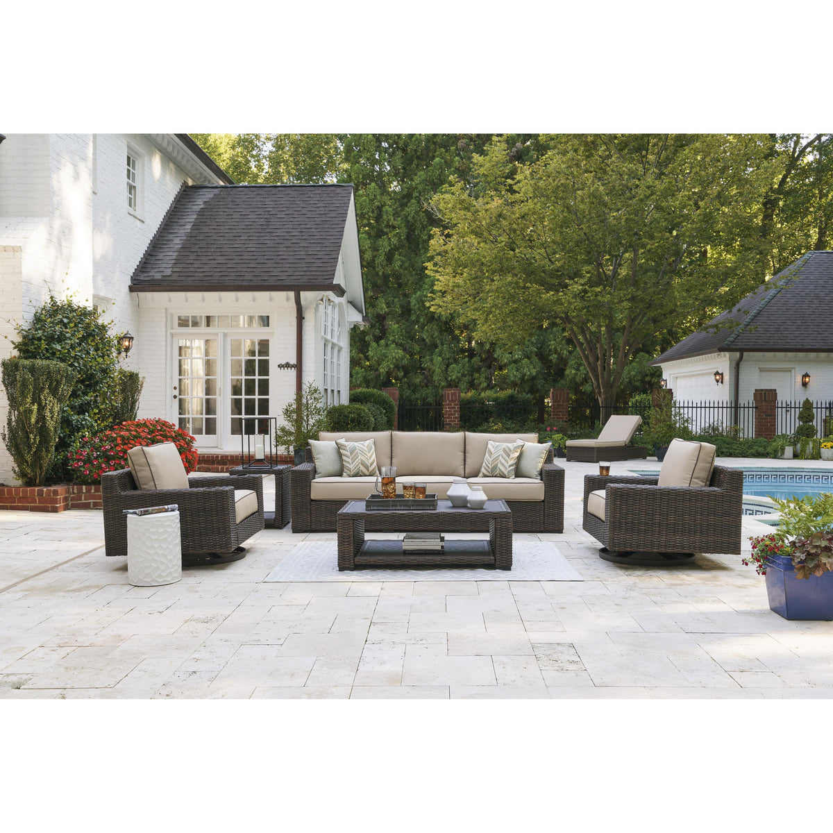 Signature Design by Ashley Coastline Bay P784-838 Sofa with Cushion
