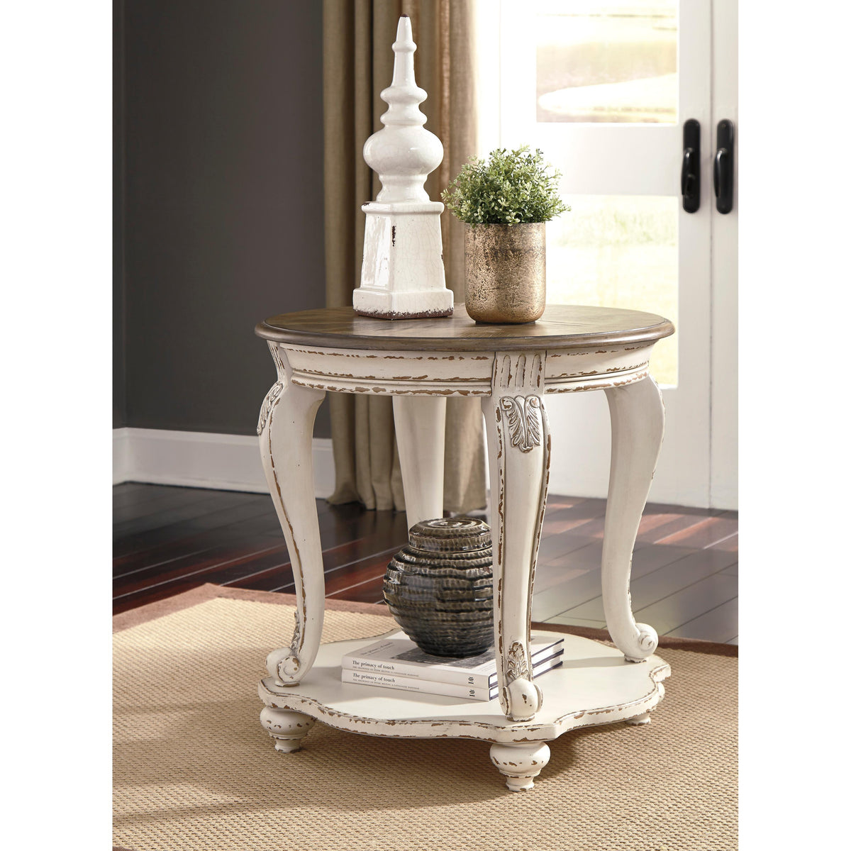 Signature Design by Ashley Realyn T743T1 Coffee Table and 2 End Tables
