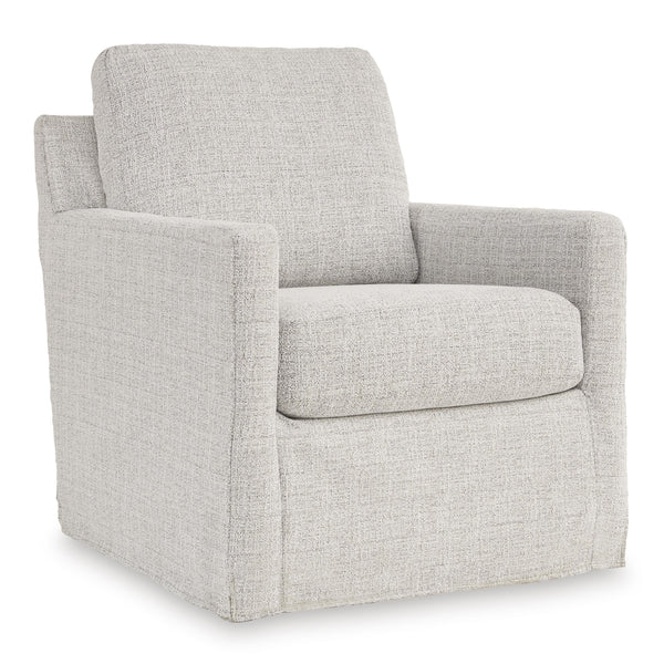 Signature Design by Ashley Nenana Next-Gen Nuvella Swivel Glider Fabric Accent Chair A3000644 IMAGE 1