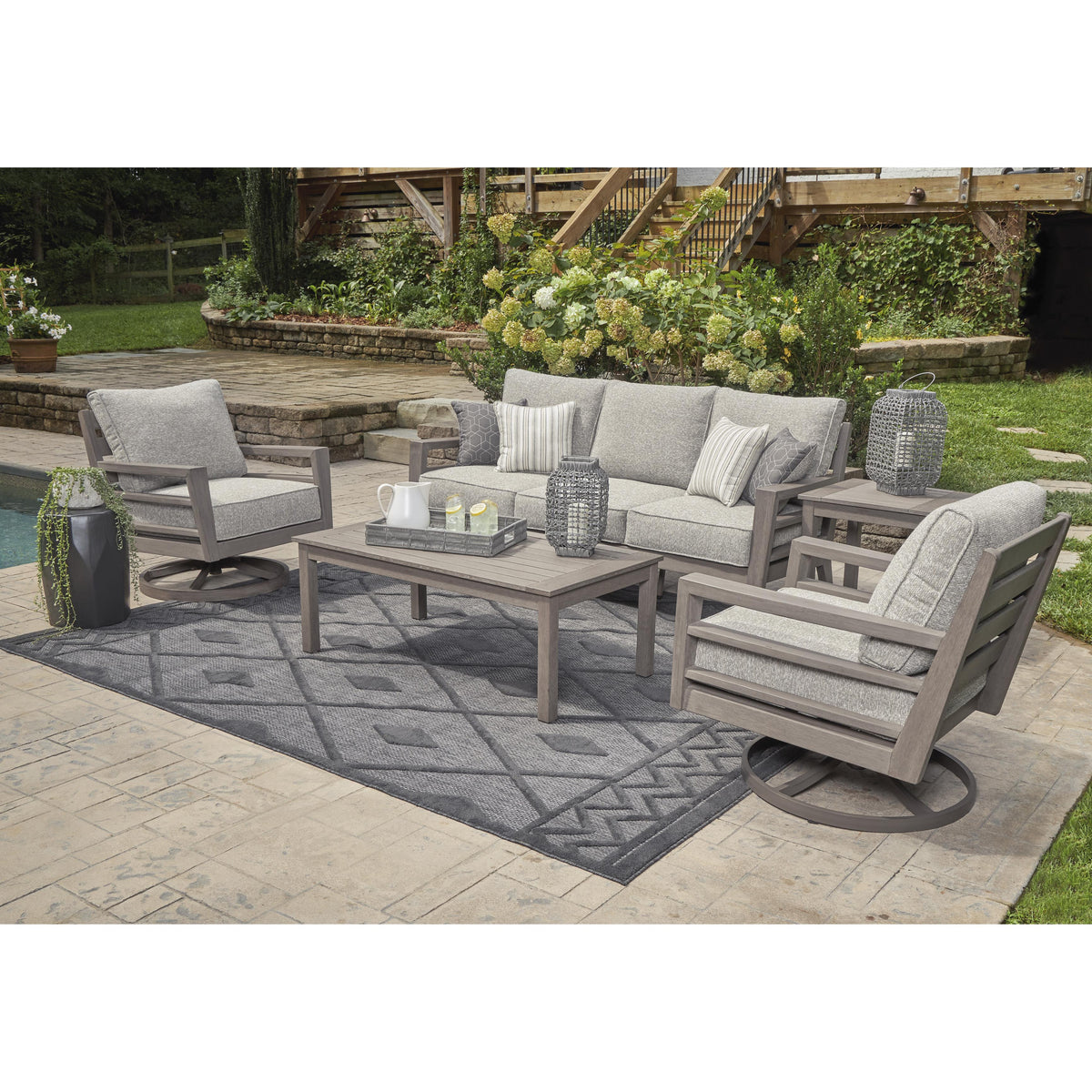 Signature Design by Ashley Hillside Barn P564-838 Sofa with Cushion