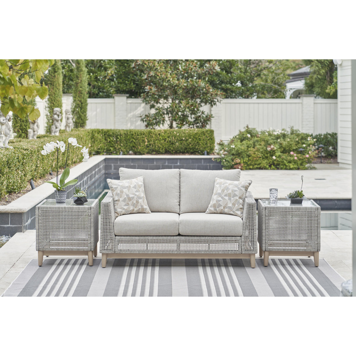 Signature Design by Ashley Seton Creek P798-835 Loveseat with Cushion