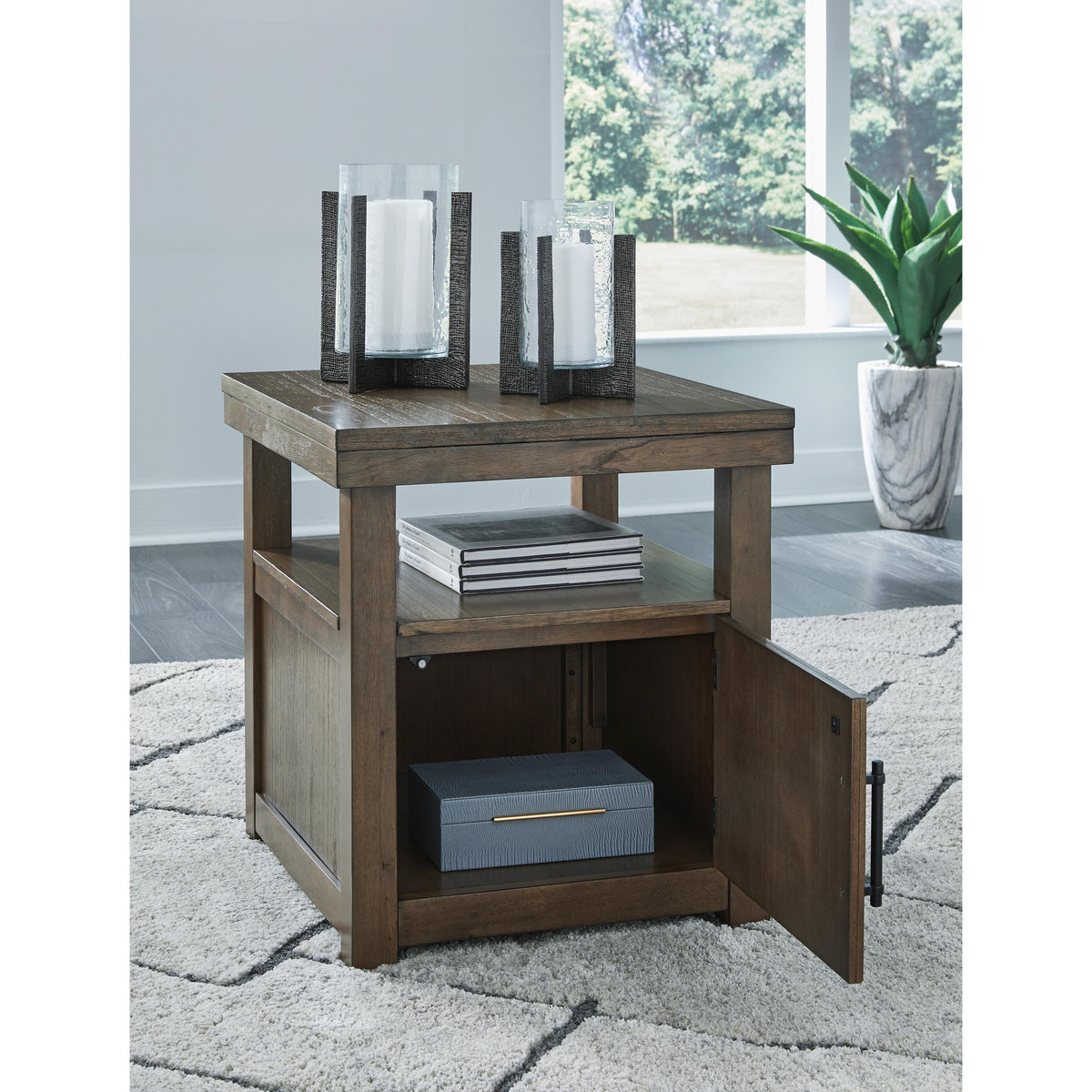 Signature Design by Ashley Boardernest T738-3 Rectangular End Table