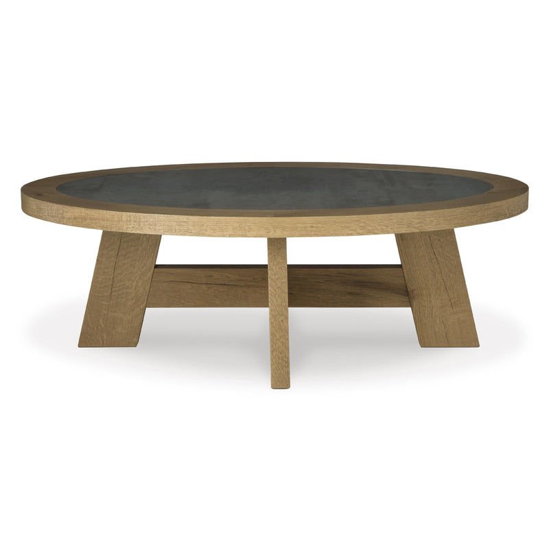  Signature Design by Ashley Brinstead T839-0 Oval Cocktail Table IMAGE 2