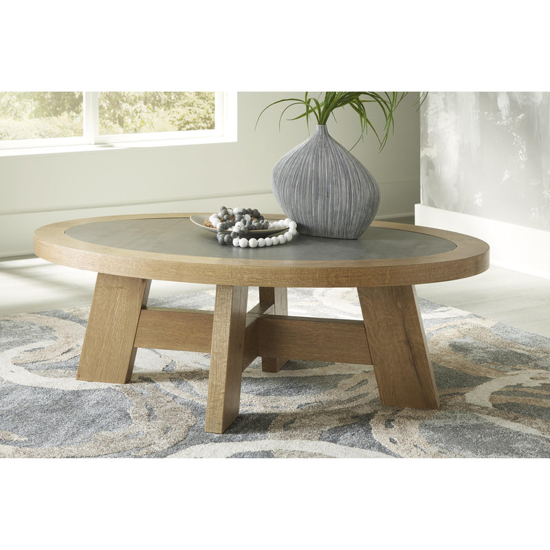  Signature Design by Ashley Brinstead T839-0 Oval Cocktail Table IMAGE 5