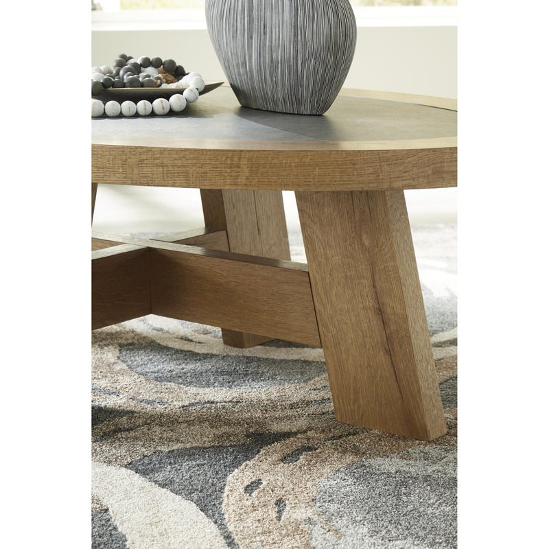  Signature Design by Ashley Brinstead T839-0 Oval Cocktail Table IMAGE 6