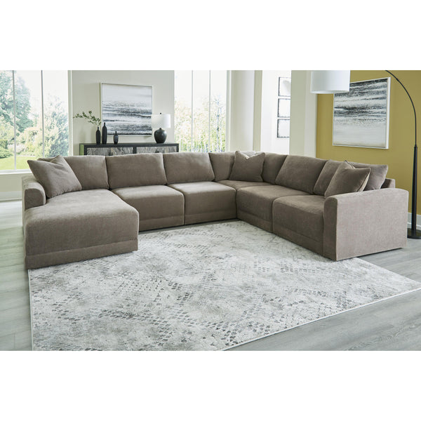 Benchcraft Raeanna Fabric 6 pc Sectional 1460316/1460346/1460346/1460377/1460346/1460365 IMAGE 1