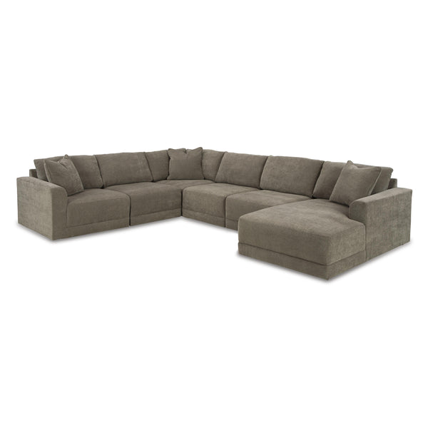 Benchcraft Raeanna Fabric 6 pc Sectional 1460364/1460346/1460377/1460346/1460346/1460317 IMAGE 1