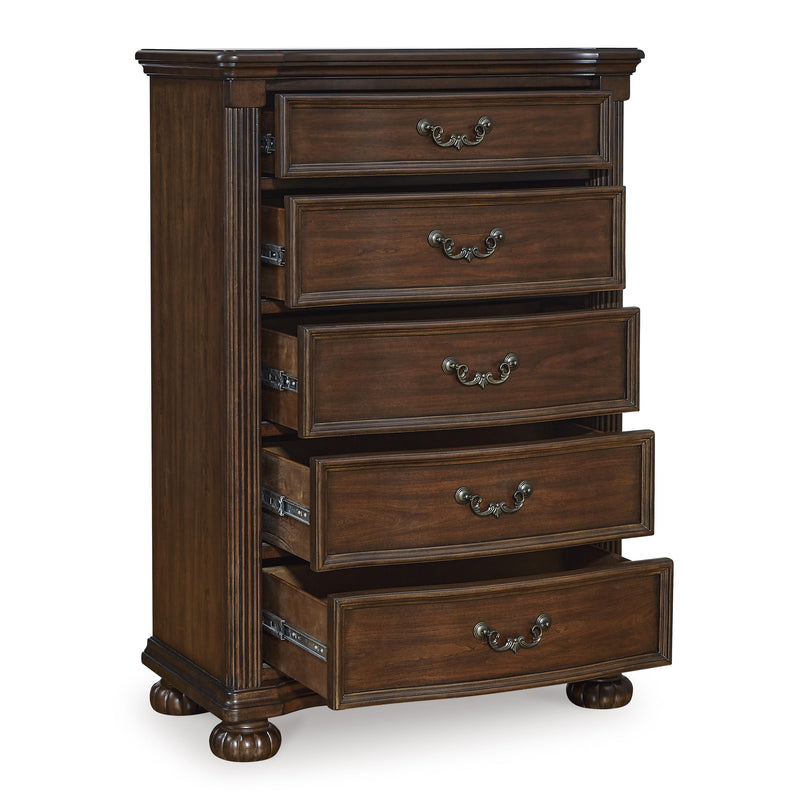 無料発送 by Design Signature Ashley Chest Drawer Five B764-46 Lavinton ベスト/ジレ
