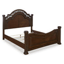 Signature Design by Ashley Lavinton B764B5 Queen Poster Bed IMAGE 4
