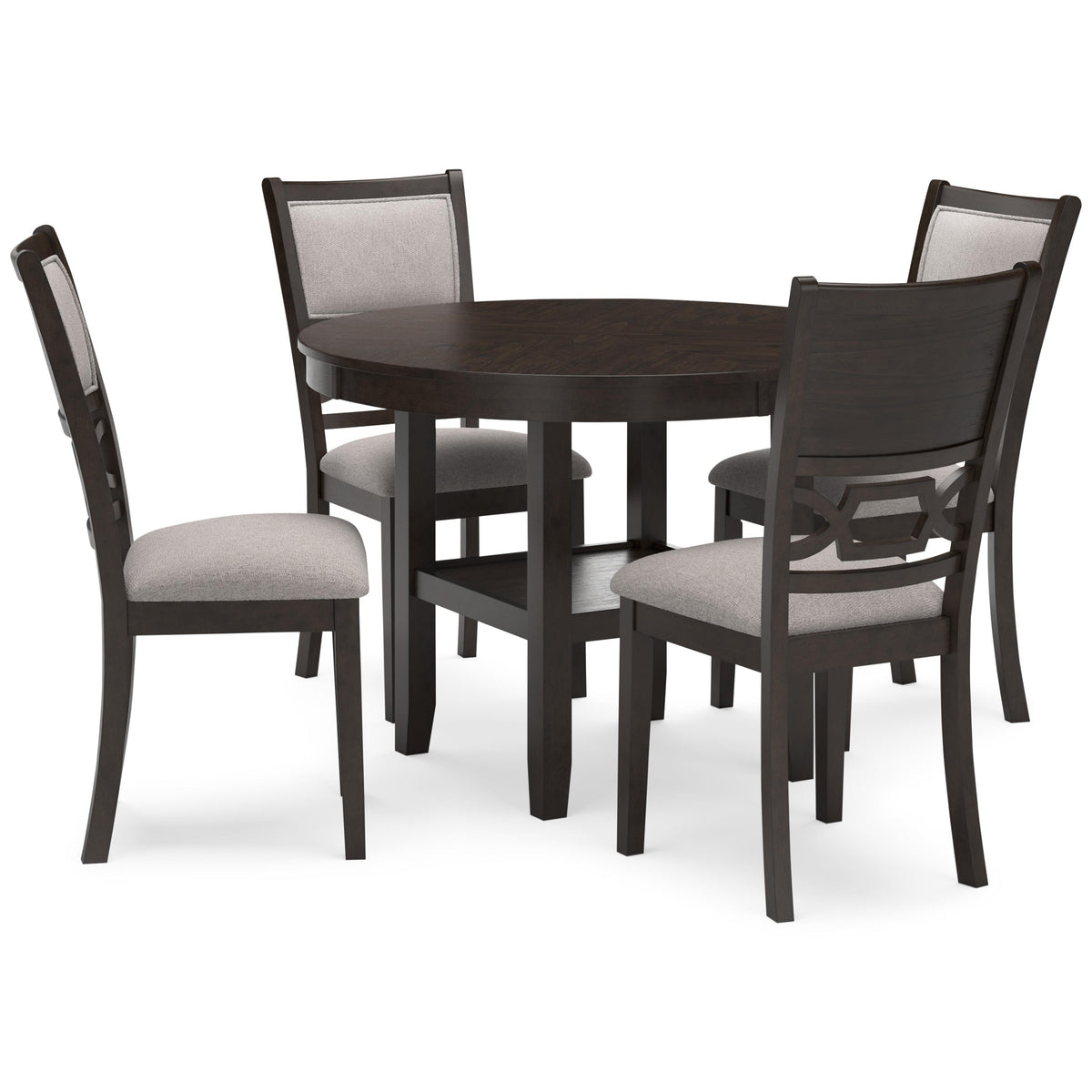 矢栄チャン　AN4 120°×2 45°×2 Signature Design by Ashley Langwest D422-225 Dining Room Table Set