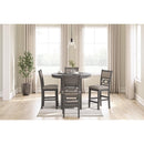  Signature Design by Ashley Wrenning D425-223 Dining Room Counter Table Set IMAGE 3