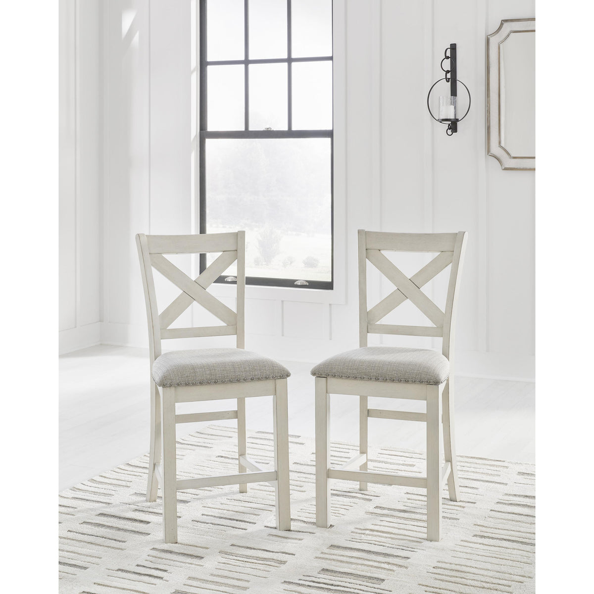 Signature Design by Ashley Robbinsdale D642-124 Upholstered Barstool