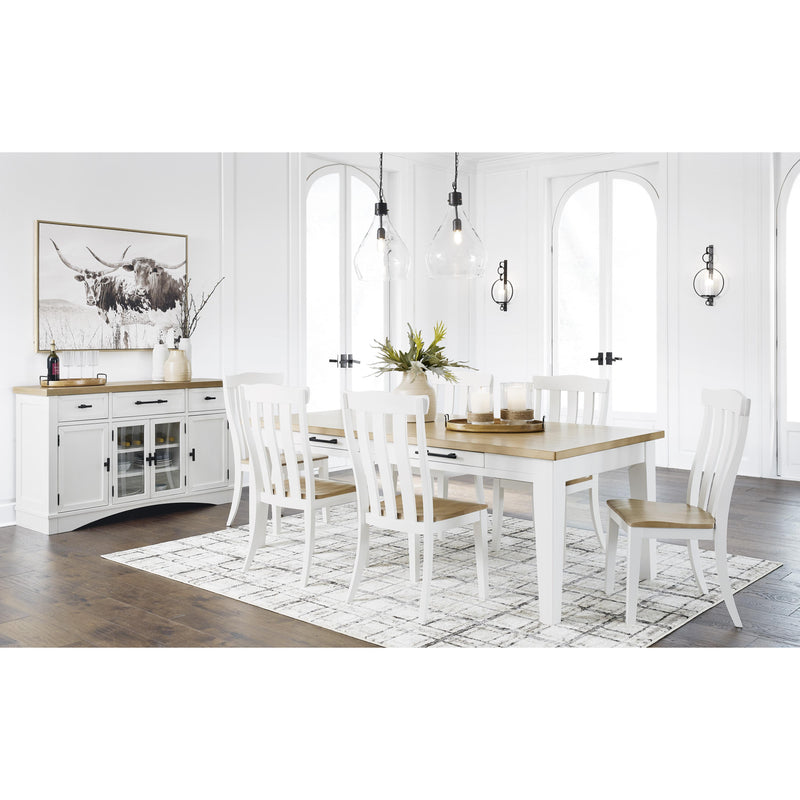 Signature Design by Ashley Ashbryn D844-25 Rectangular Dining Room Table IMAGE 12