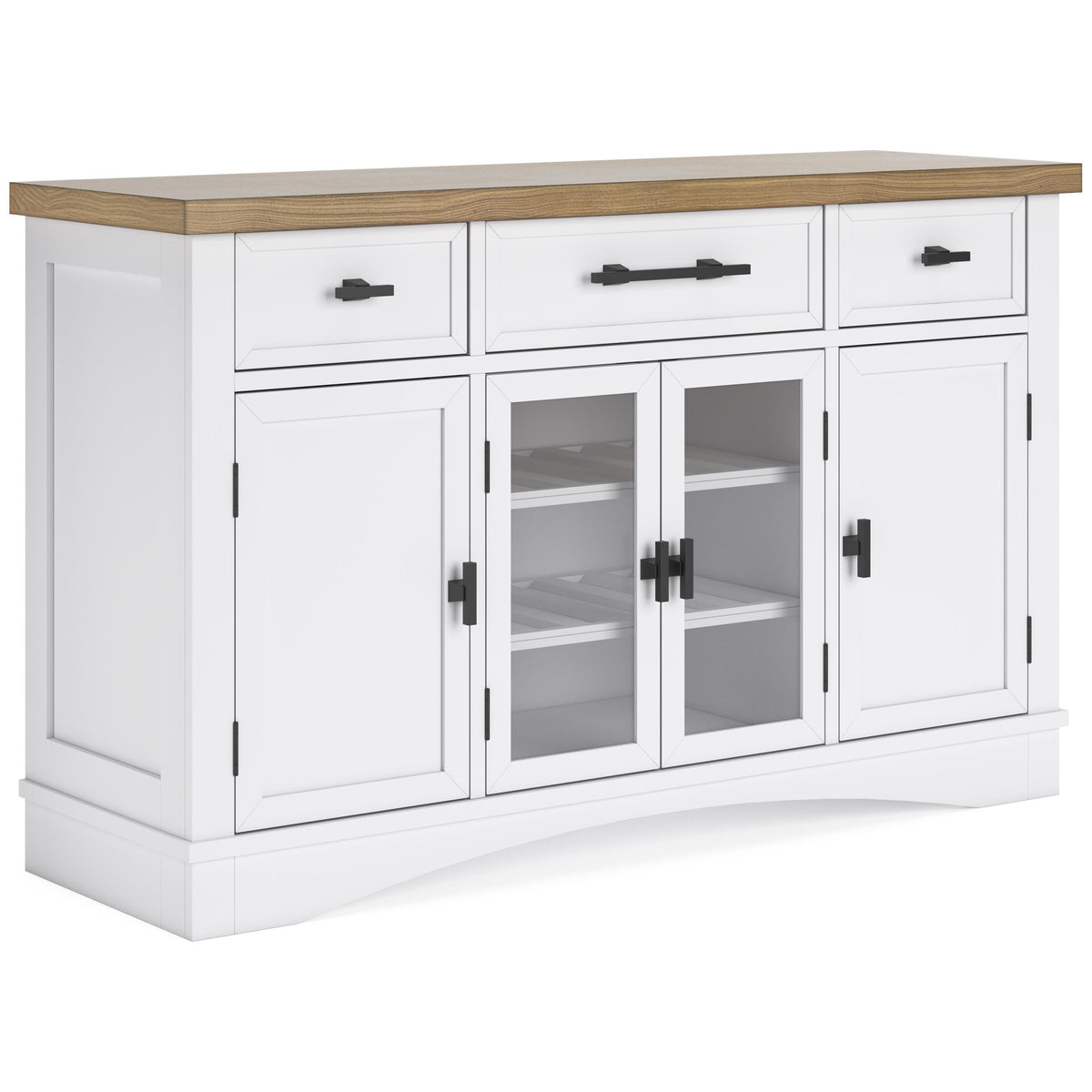 Ashbryn Dining Server - White/Natural - (D844-60) Ashbryn Dining Server - White/Natural - (D844-60)