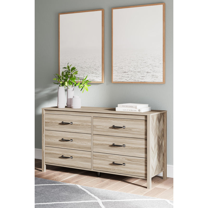 signature design by ashley 6 drawer dresser Signature Design by Ashley Zuraleus PCB3380-31 Six Drawer Dresser