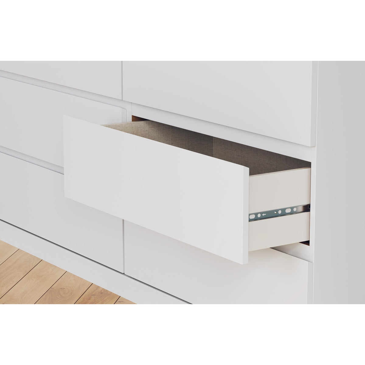Simplicity Mirrored 6 Drawer Chest | Zgallerie
