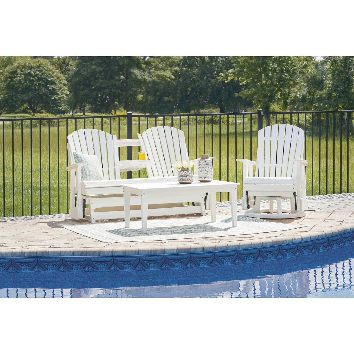 Signature Design by Ashley Hyland wave P111-820 Swivel Glider Chair
