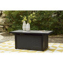  Signature Design by Ashley Beachcroft P792-773 Rectangular Fire Pit Table IMAGE 5