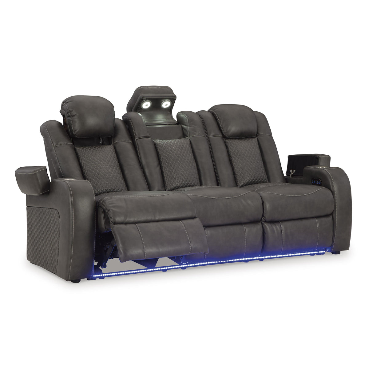 Signature Design by Ashley Fyne-Dyme 3660215 Power Reclining Sofa with