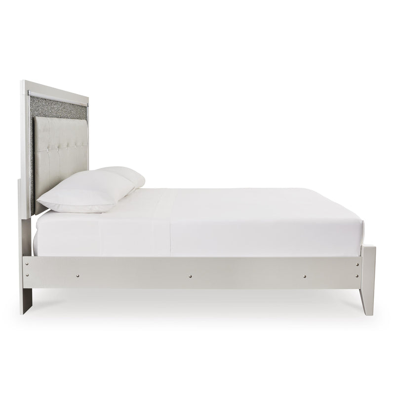 Signature Design by Ashley Zyniden B2114B3 King Upholstered Panel Bed IMAGE 3