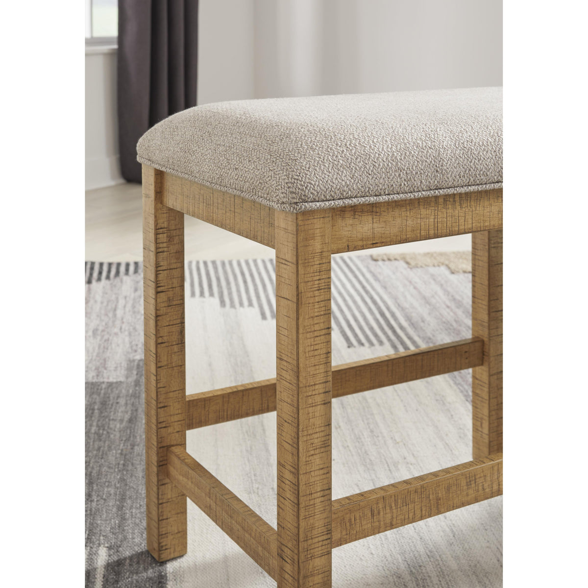 Signature Design by Ashley Havonplane D773-09 XL Counter Upholstered D