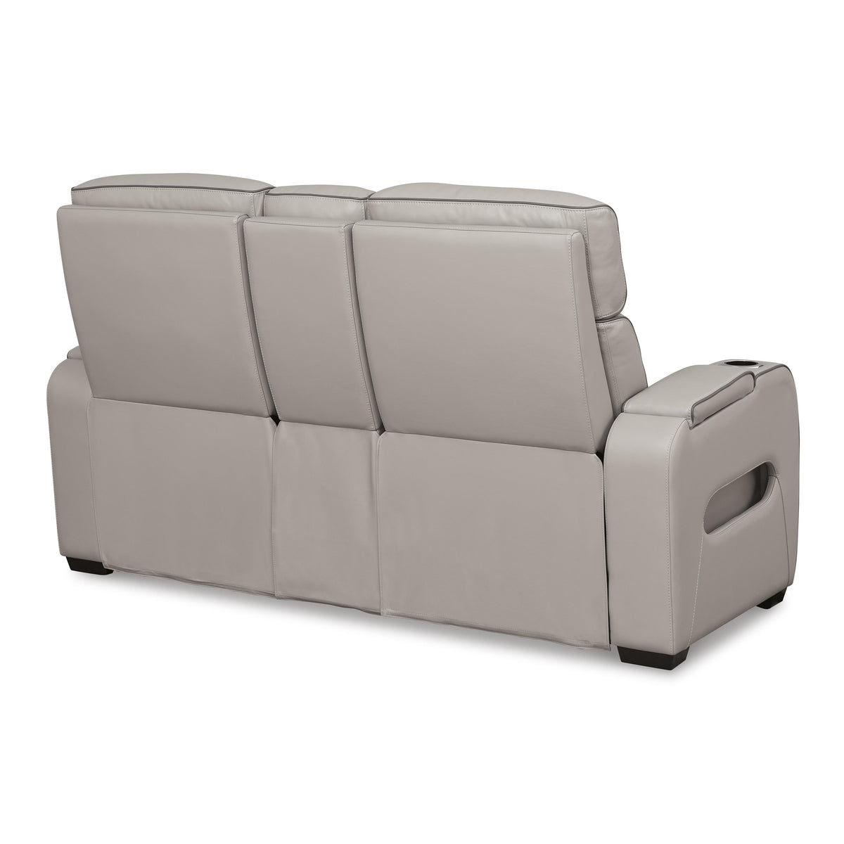 Signature Design by Ashley Boyington Power Reclining Leather Match Lov