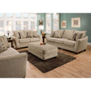 Franklin Ashland Stationary Fabric Loveseat 811-20 8213-25 IMAGE 2