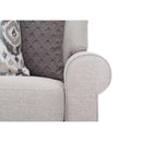 Franklin Hansen Stationary Fabric Loveseat 824-20 3011-06 IMAGE 4