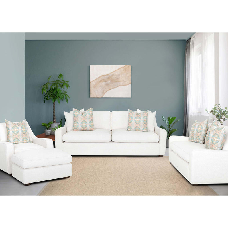 Franklin Stafford Stationary Fabric Sofa 865-40 3059-29 IMAGE 3