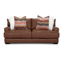 Franklin Gia Stationary Leather Sofa 909-40 LM 90-15 IMAGE 2