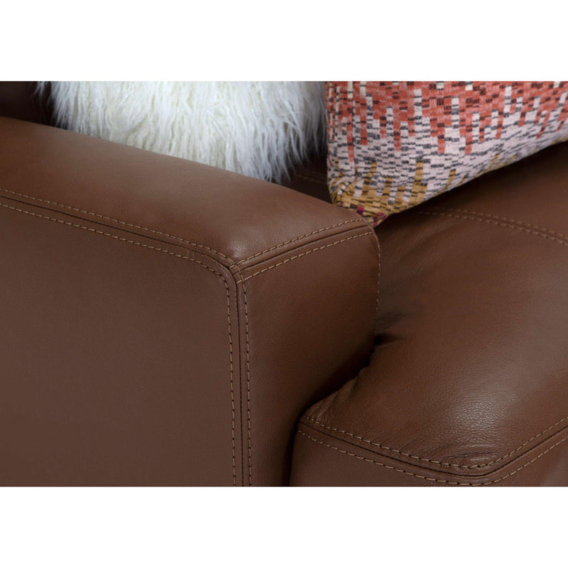 Franklin Gia Stationary Leather Sofa 909-40 LM 90-15 IMAGE 8