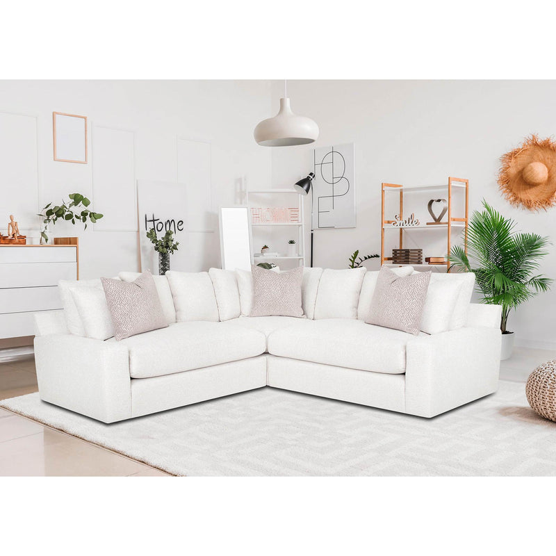 Franklin London Fabric 3 pc Sectional 928-59/928-04/928-60 3056-09 IMAGE 2