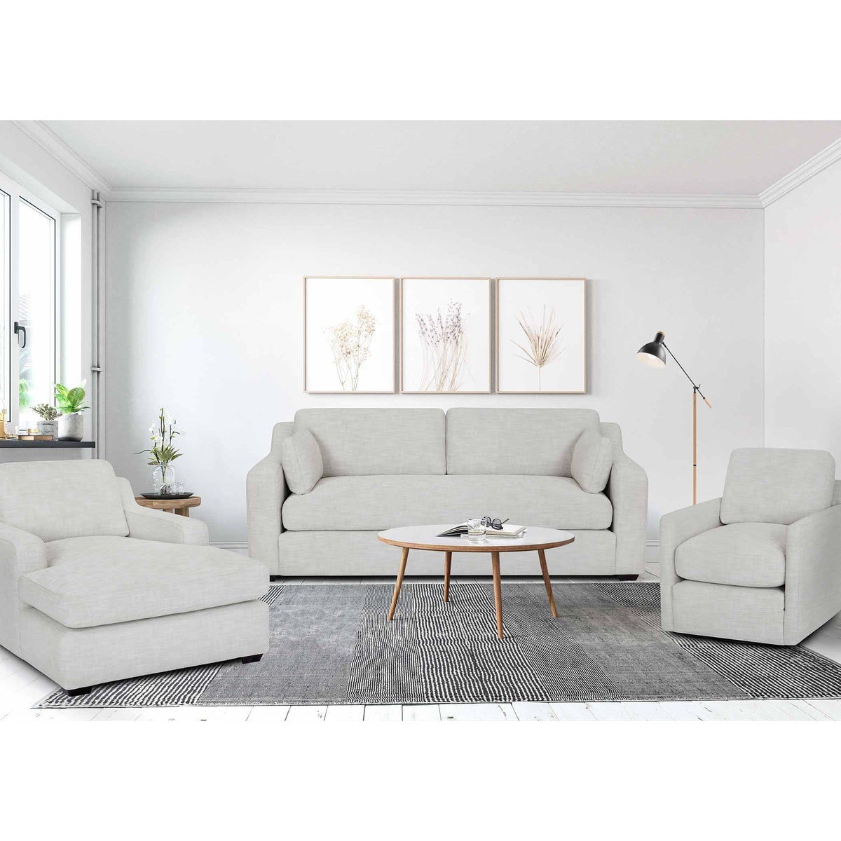Franklin Nora Fabric Chaise 946-11 3083-07