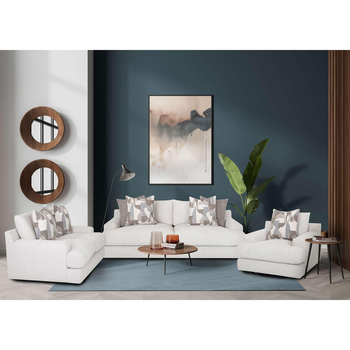 Franklin Strada Stationary Fabric Sofa 961-40 3313-29