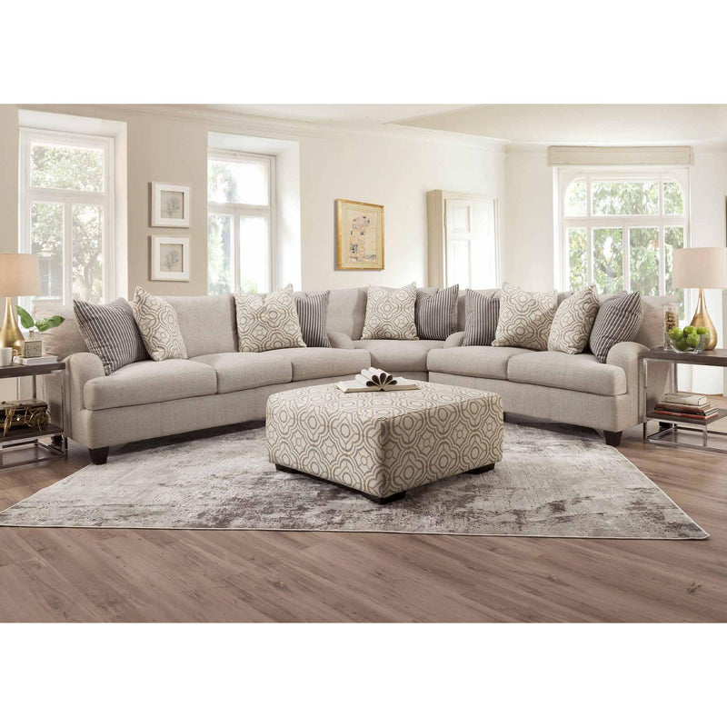 Franklin Fabric Ottoman 75018 3915-27 IMAGE 3