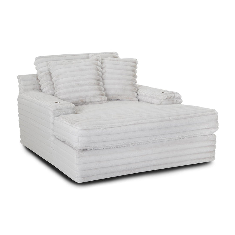 Fabric chaise online lounge chair