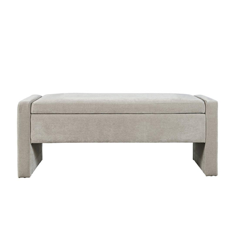 Jofran Braun Bench BRAUN-BN-GRY IMAGE 2