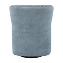 Jofran Bryson Swivel Fabric Accent Chair BRYSON-SW-BLUE IMAGE 4