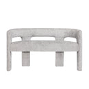 Jofran Gwen Bench 2271-GWENBNGRY IMAGE 2