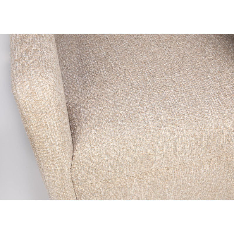 Jofran Lexy Swivel Fabric Accent Chair LEXY-SW-NATURAL IMAGE 6