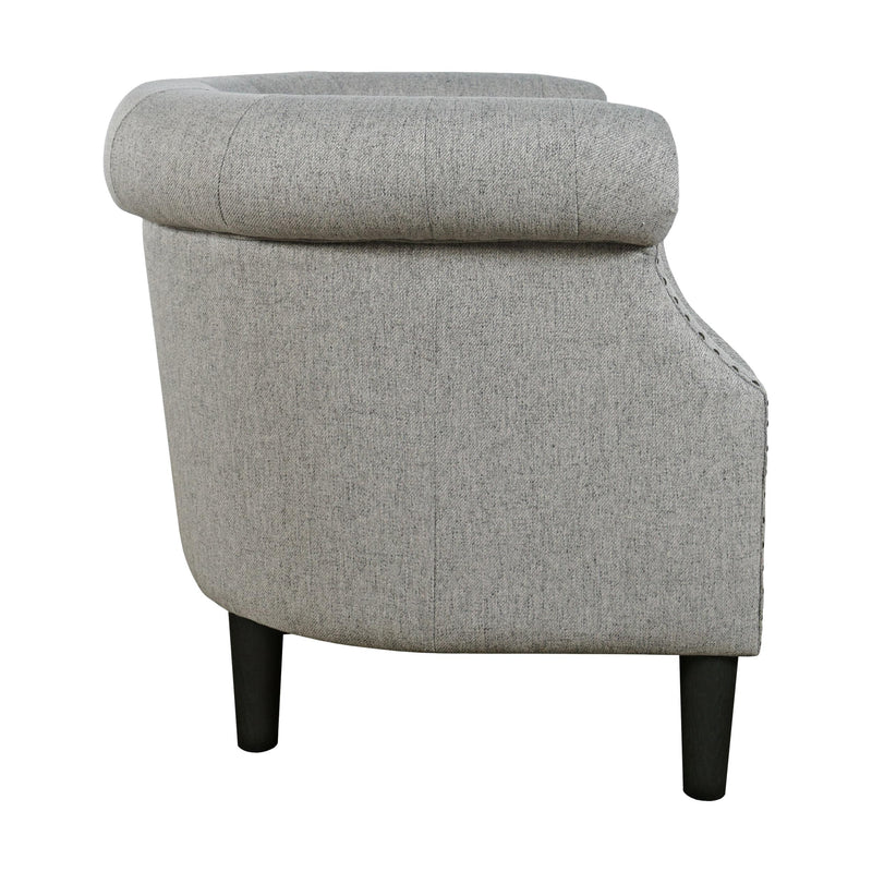 Jofran Lily Stationary Fabric Accent Chair LILY-CH-ASH IMAGE 3