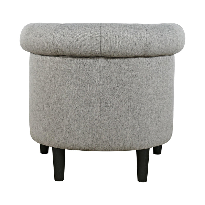 Jofran Lily Stationary Fabric Accent Chair LILY-CH-ASH IMAGE 5